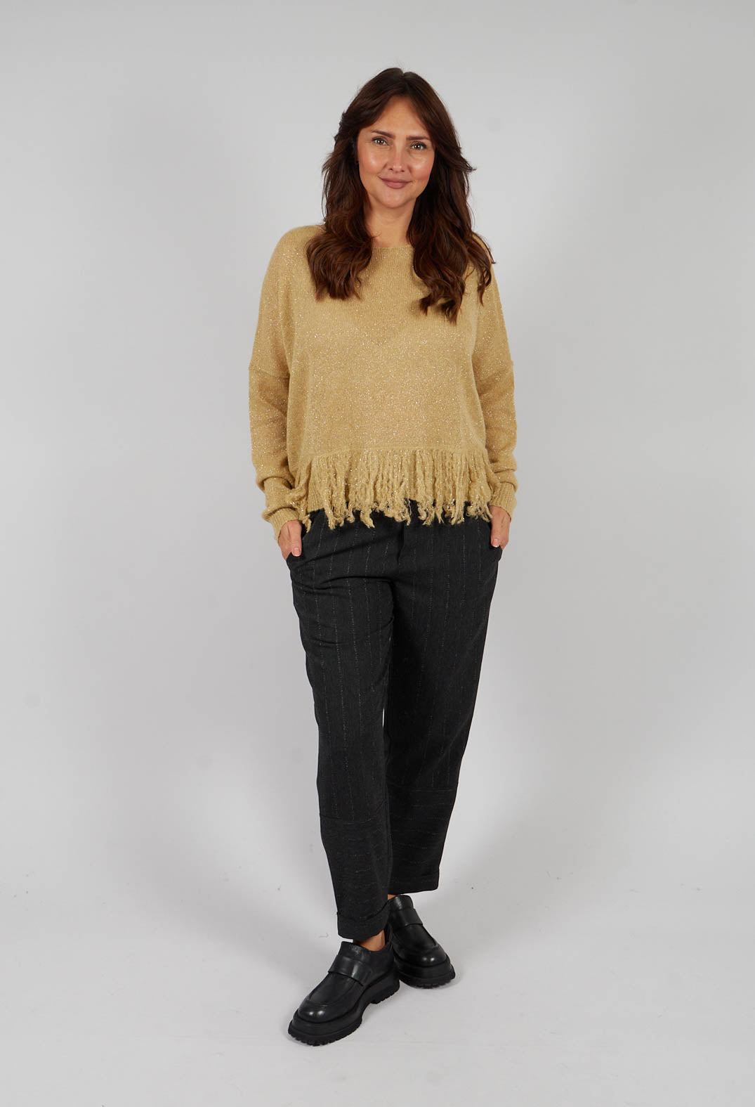 Sparkly Sweater in Golden Yellow
