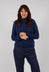 High Neck Sweater in Midnight Blue