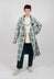 Button Overcoat in Original Blue Check