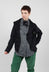Pinstripe Jacket in Origianl Black