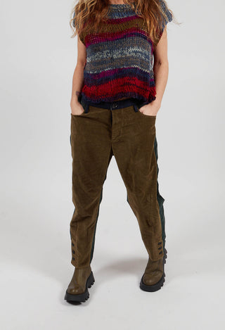 Tapered Leg Pant in Original Green
