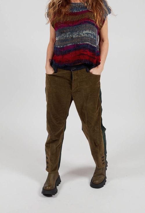 Tapered Leg Pant in Original Green