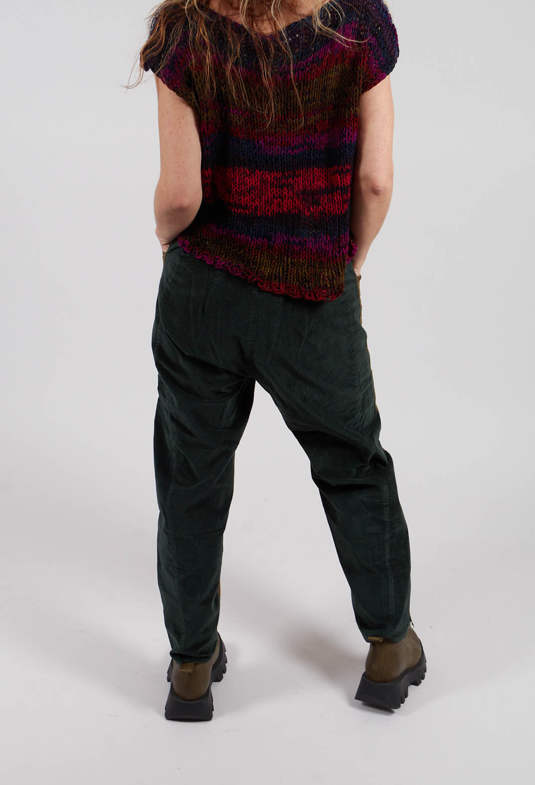 Tapered Leg Pant in Original Green