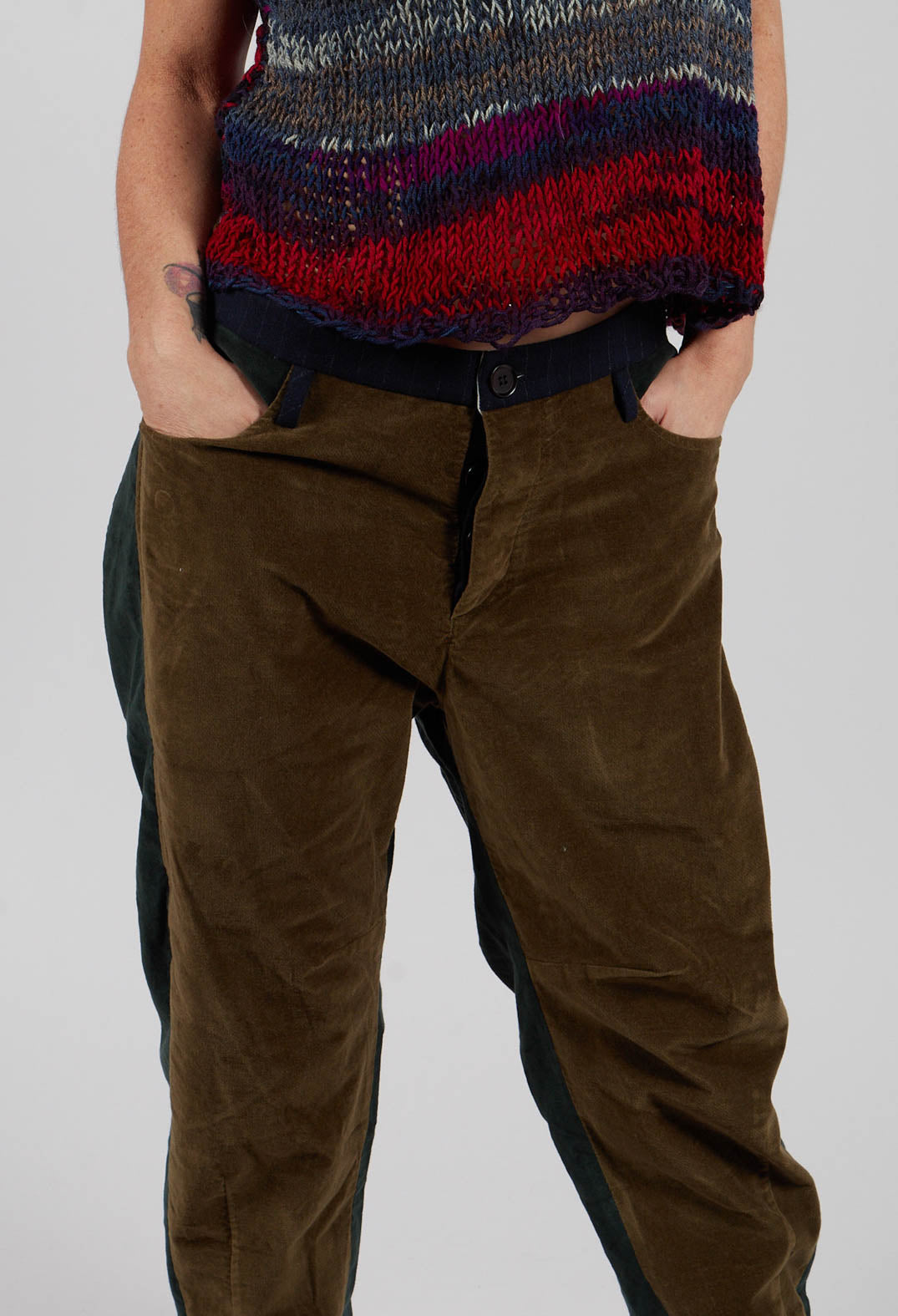 Tapered Leg Pant in Original Green