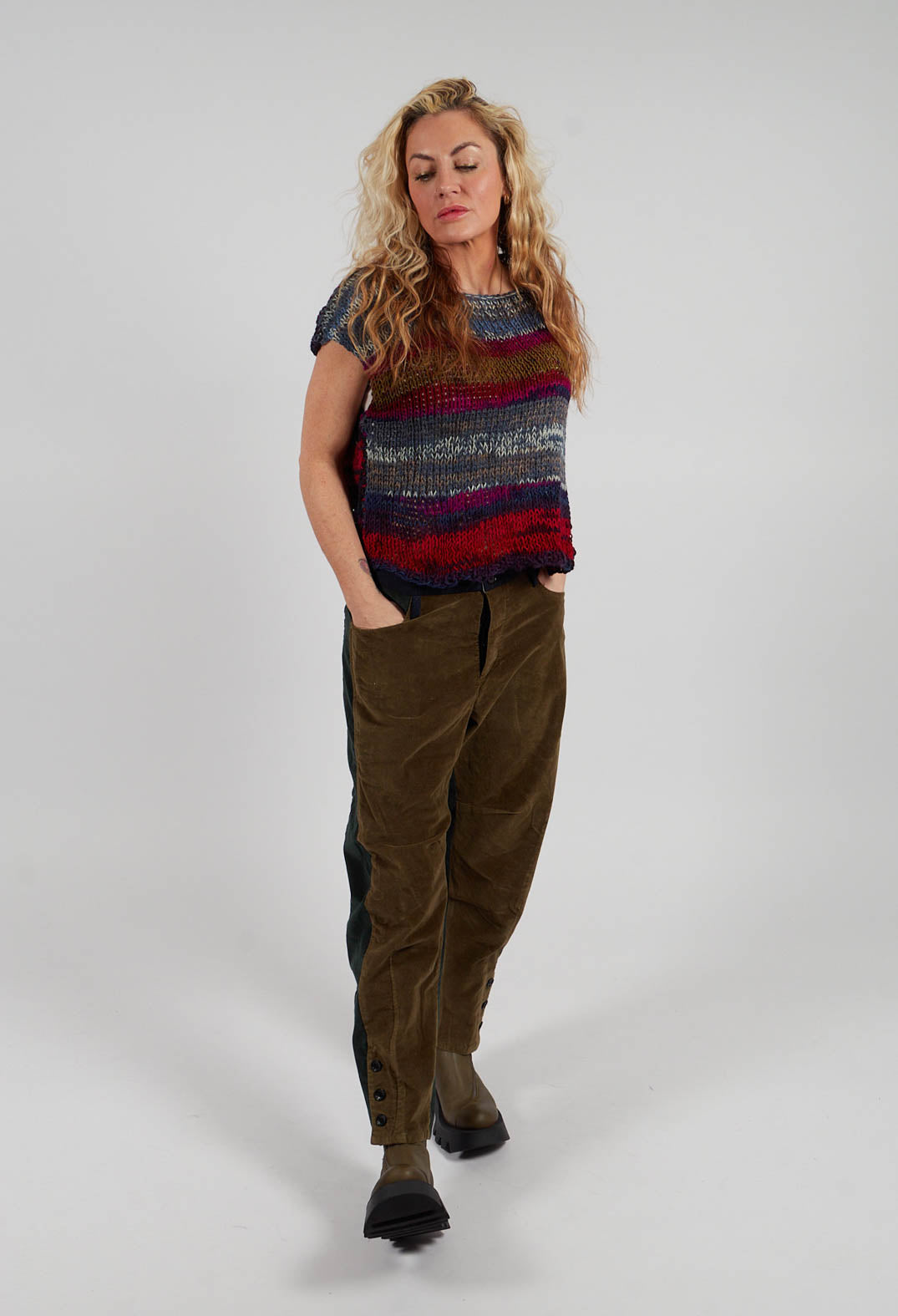 Tapered Leg Pant in Original Green
