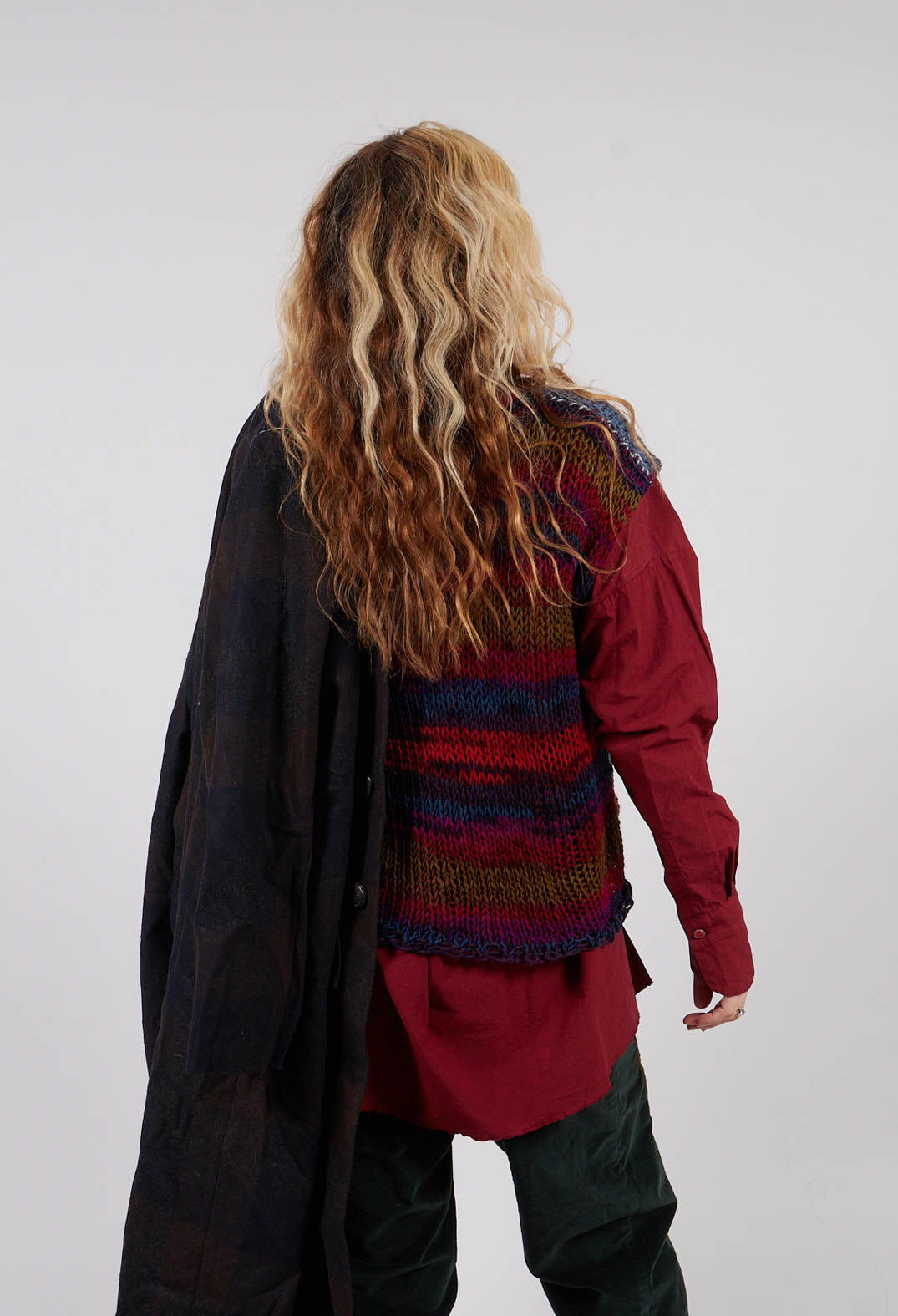 Sleeveless Knit in Original Multicolour