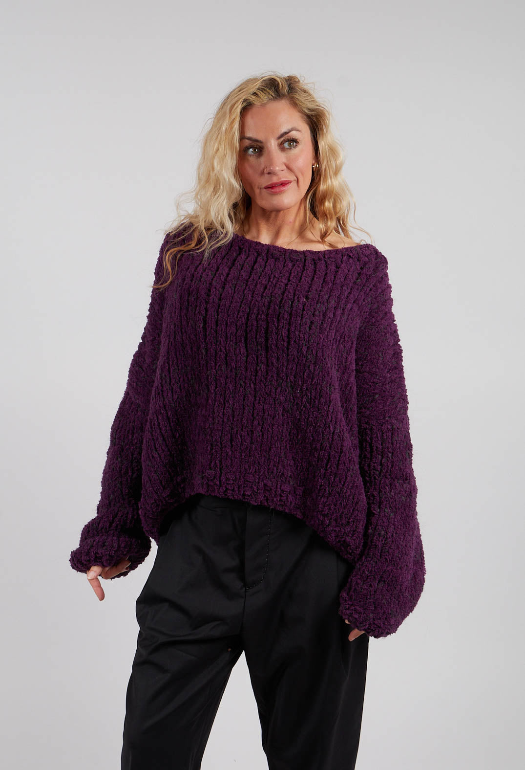 Pullover in Bordo