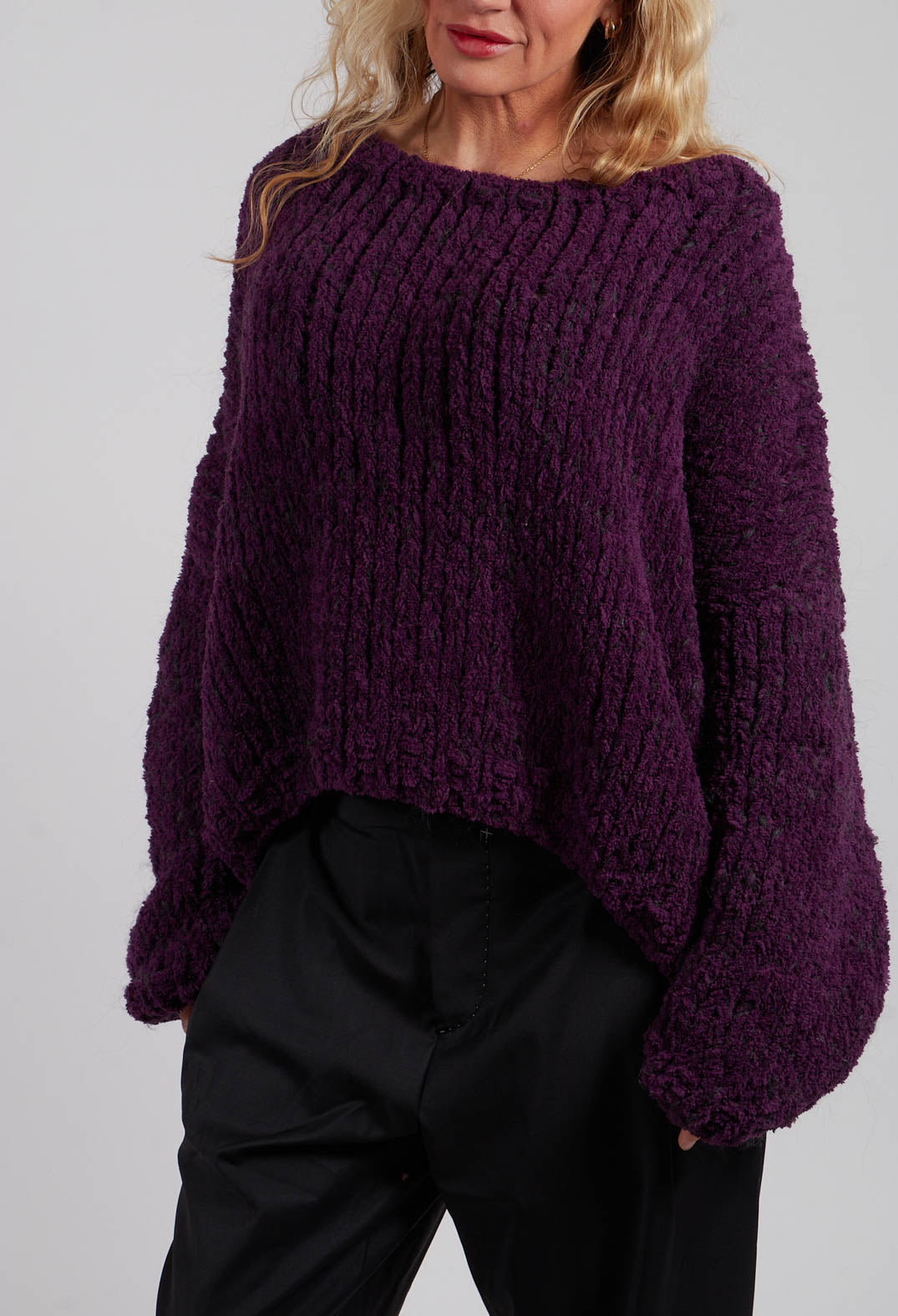 Pullover in Bordo