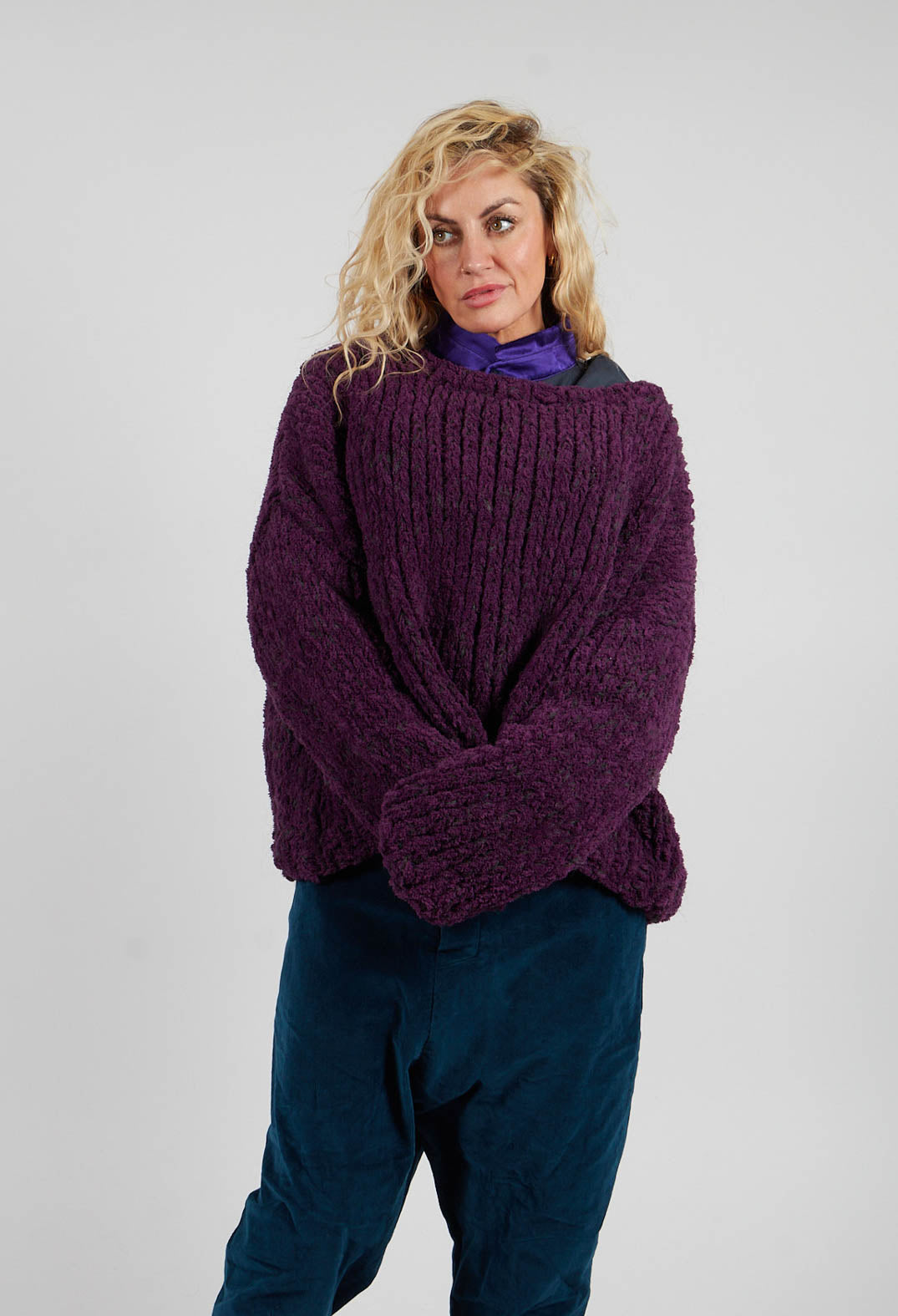 Pullover in Bordo