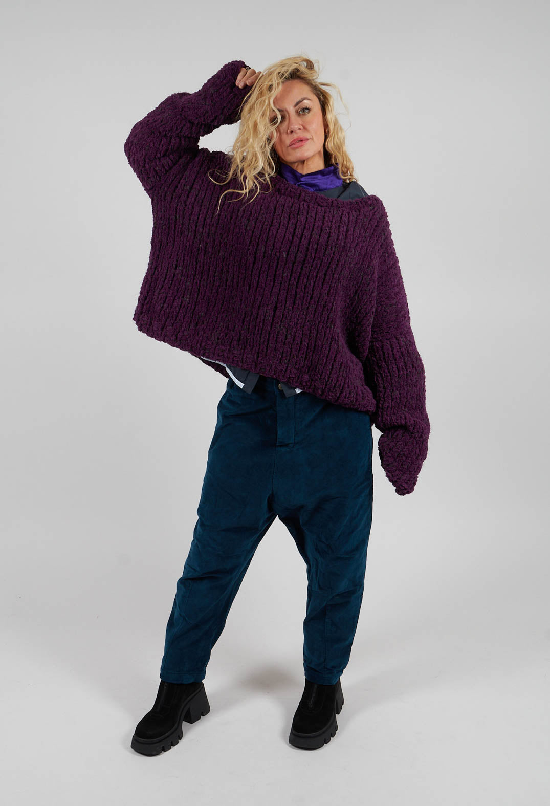 Pullover in Bordo