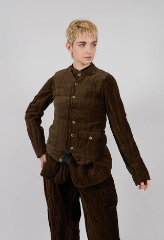 Favorite Waistcoat in Striped Velvet