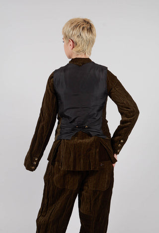 Favorite Waistcoat in Striped Velvet