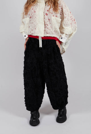 Felted Trouser in Black