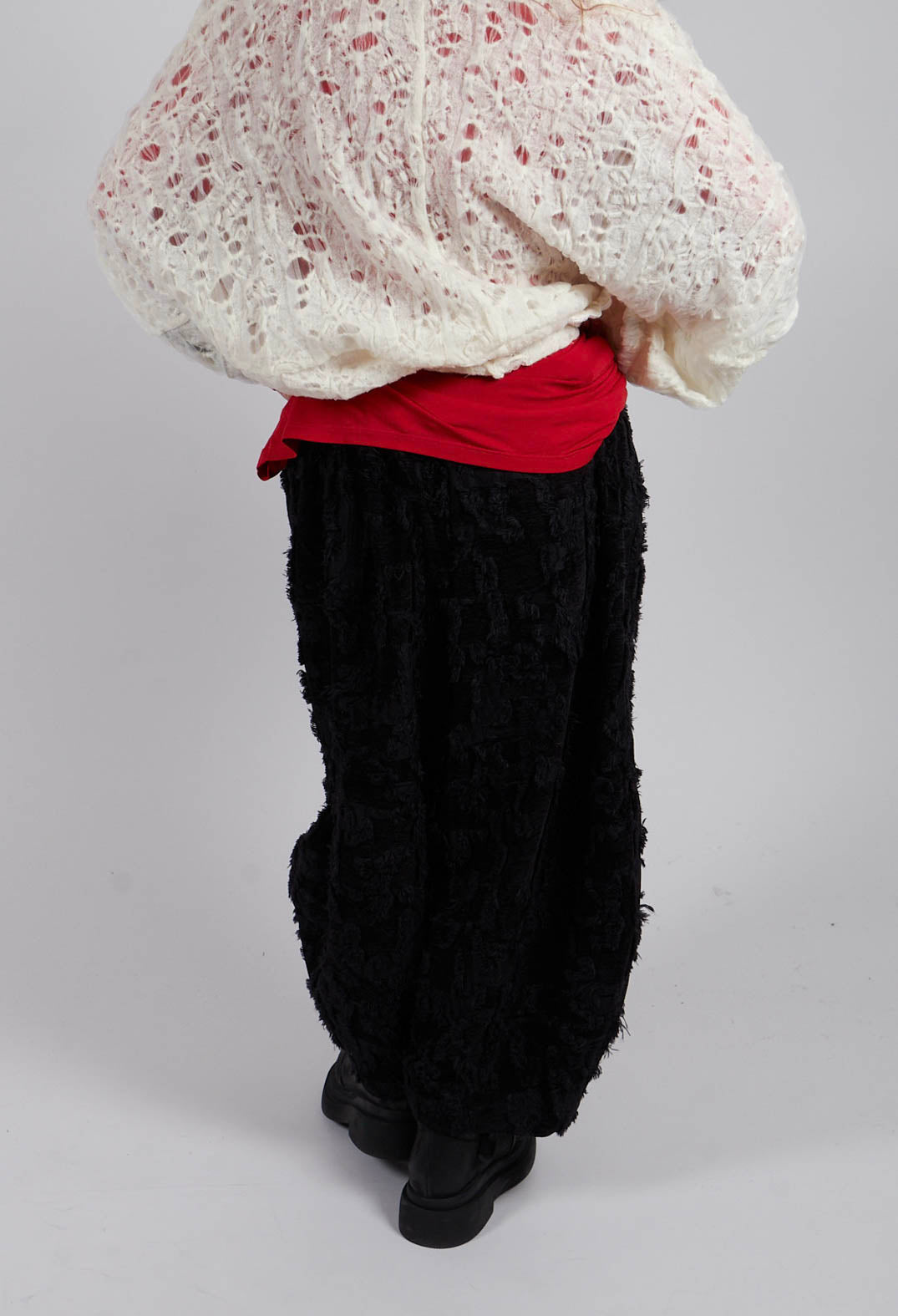 Felted Trouser in Black