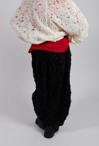 Felted Trouser in Black