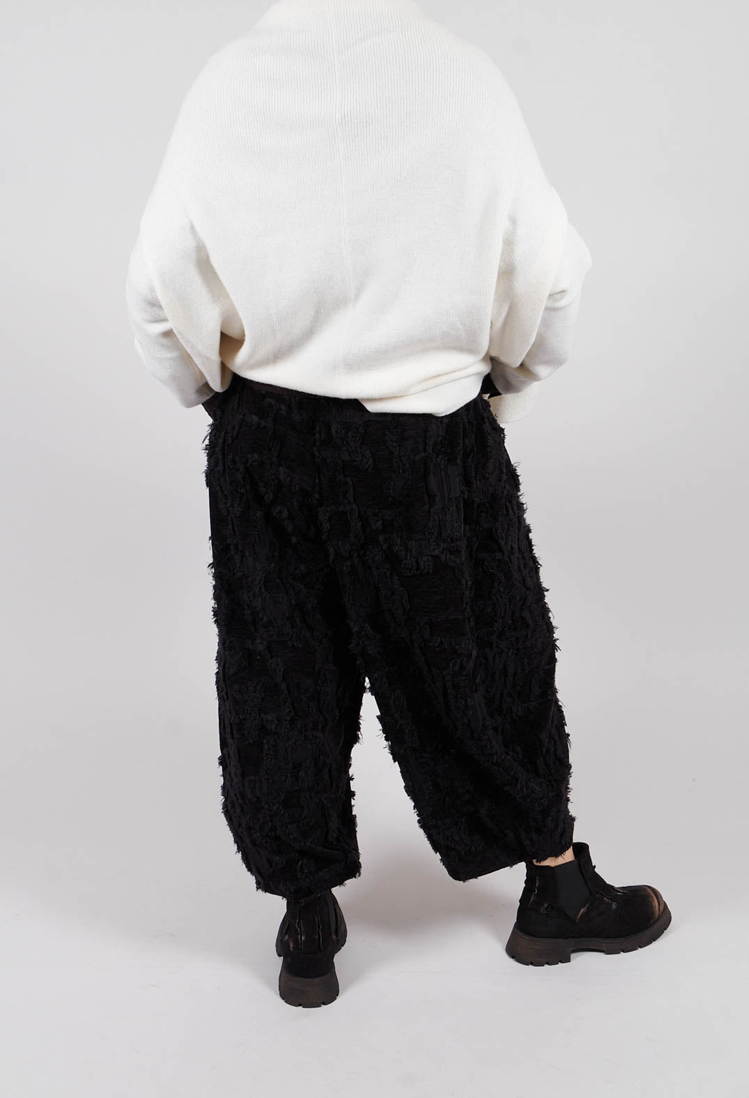 Felted Trouser in Black