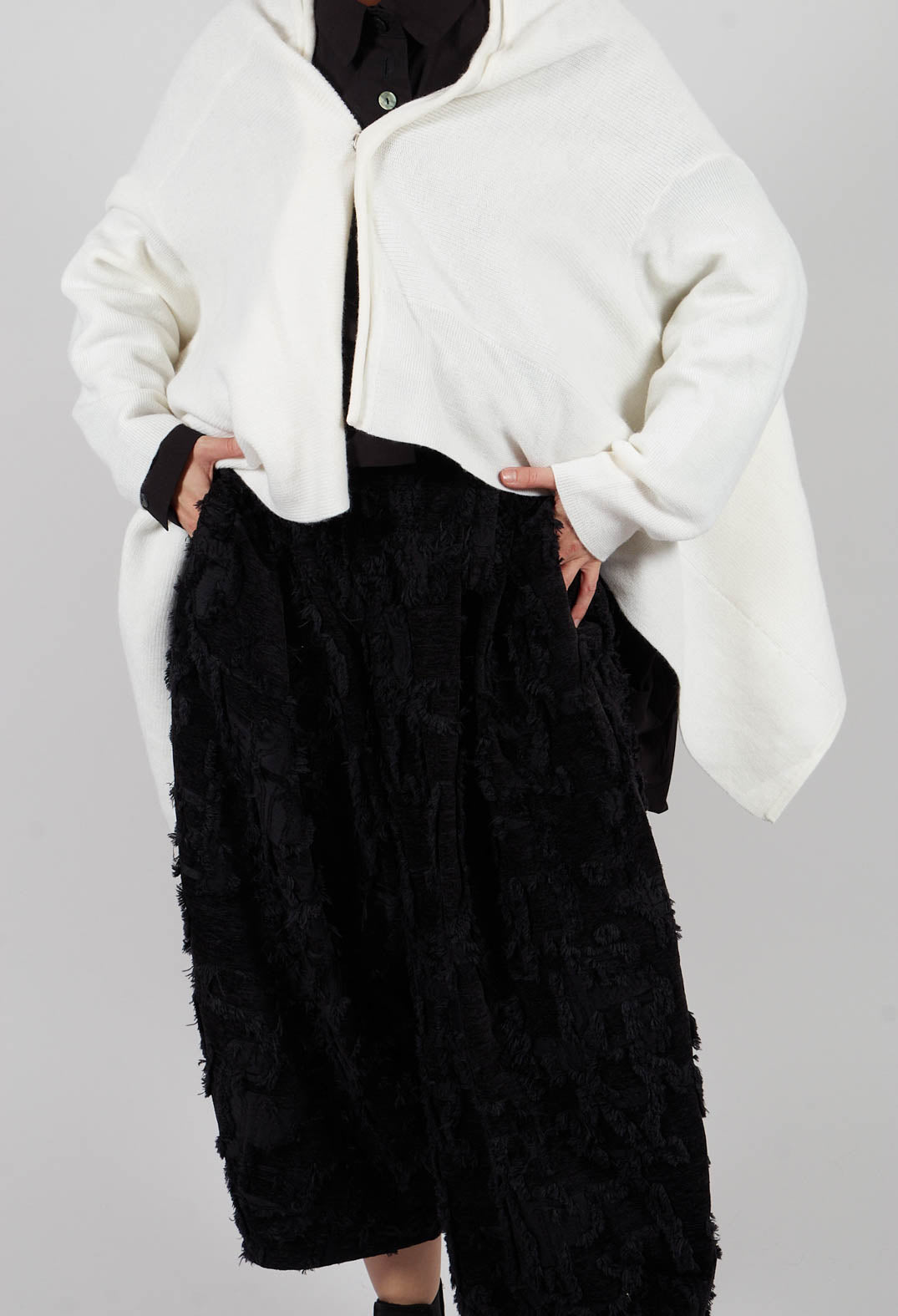 Felted Trouser in Black