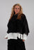 Sleeved Cape in Black