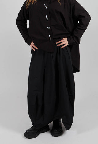 Asymmetric Skirt in Black