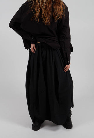 Asymmetric Skirt in Black