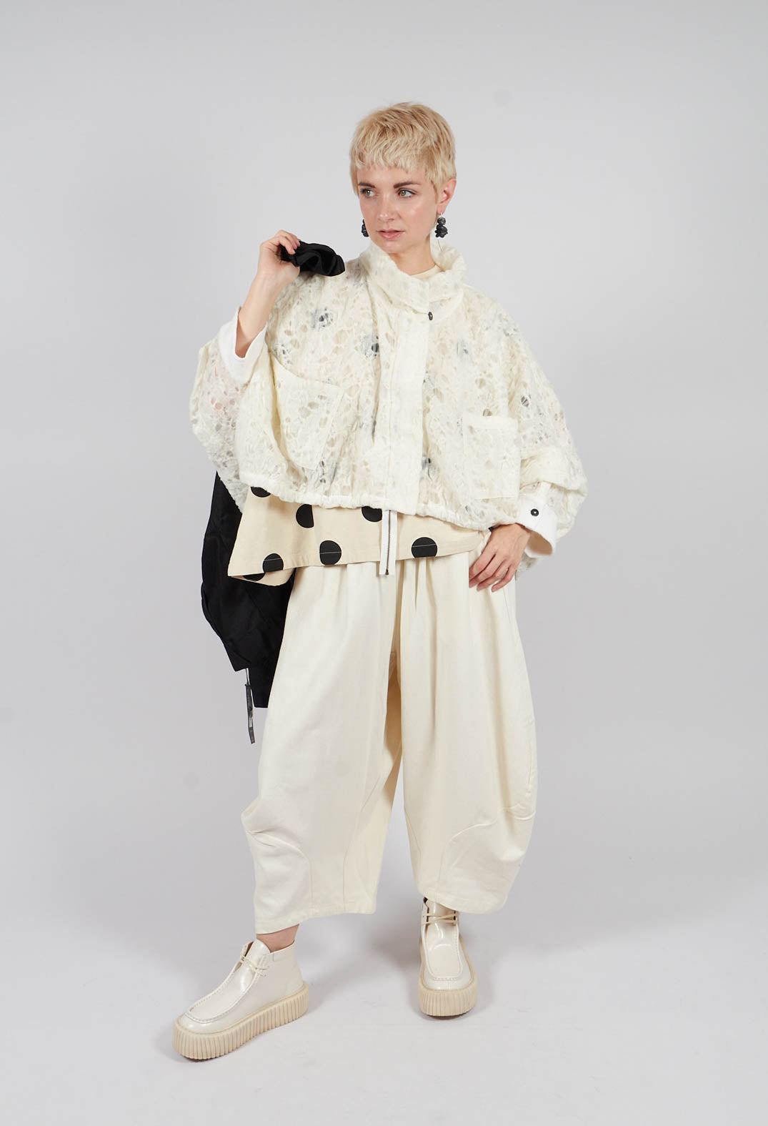 Wide Leg Trouser in White