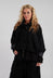 Stand Up Collar Jacket in Black