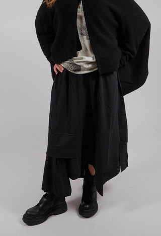 Layered Skirt in Black