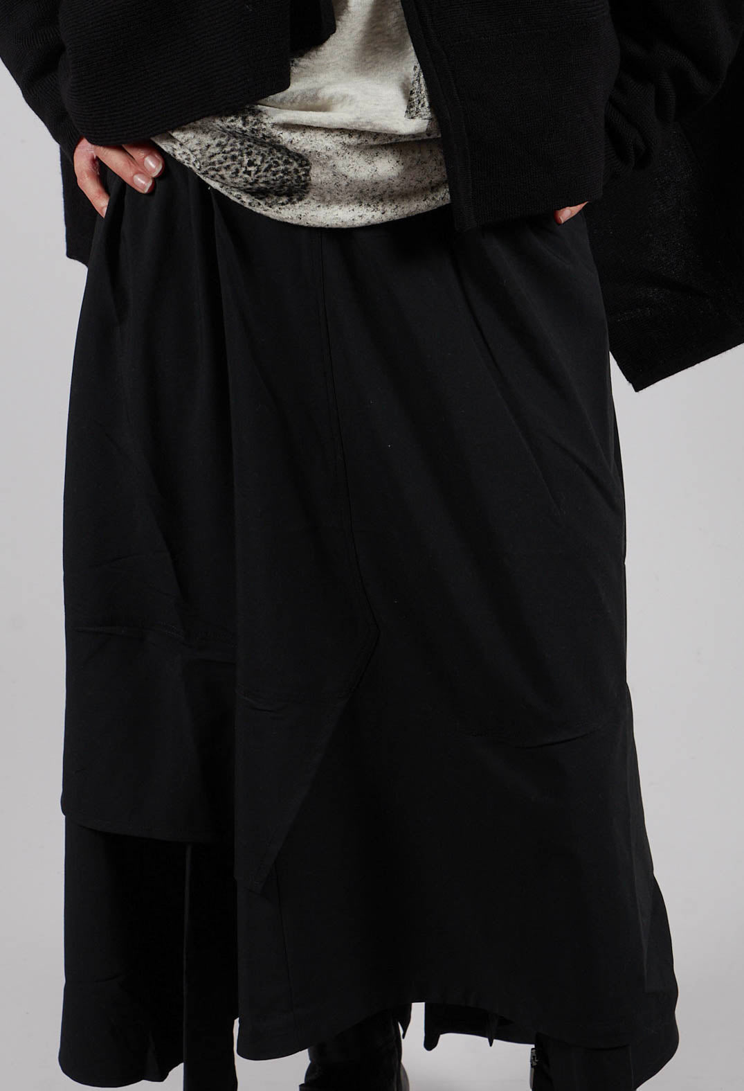 Layered Skirt in Black