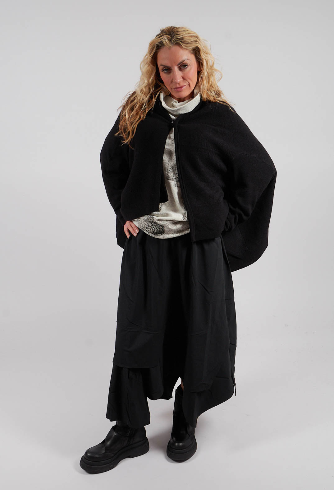 Layered Skirt in Black