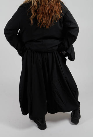 Extra Wide Leg Trouser in Black