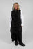 Long Hooded Top in Black