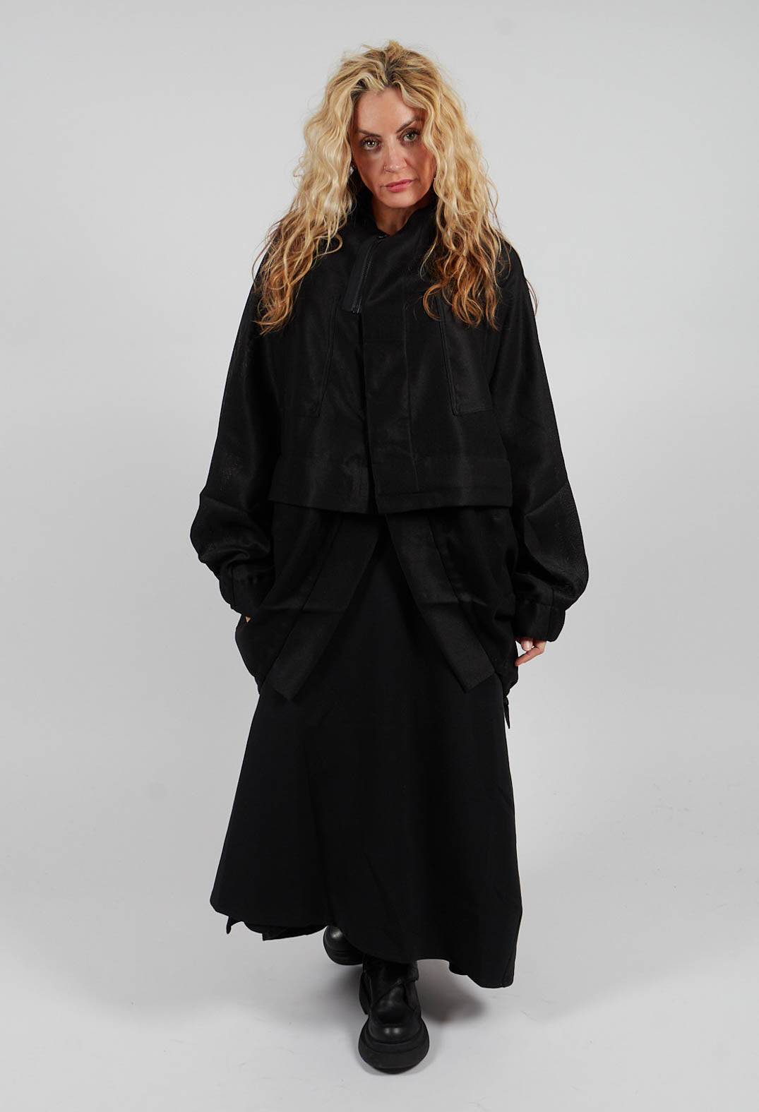 Bat Wing Jacket in Black