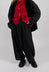 Button Waist Trouser in Black