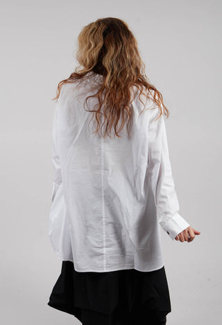 Asymmetric Shirt in White