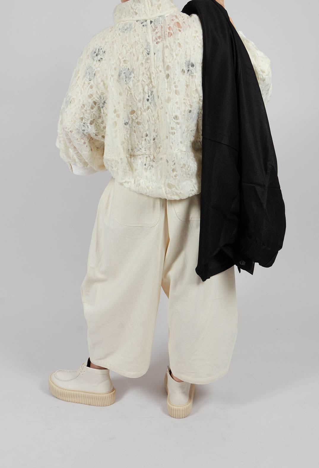 Wide Leg Trouser in White