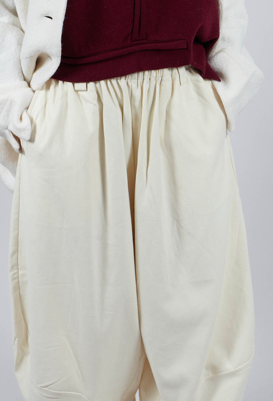 Wide Leg Trouser in White