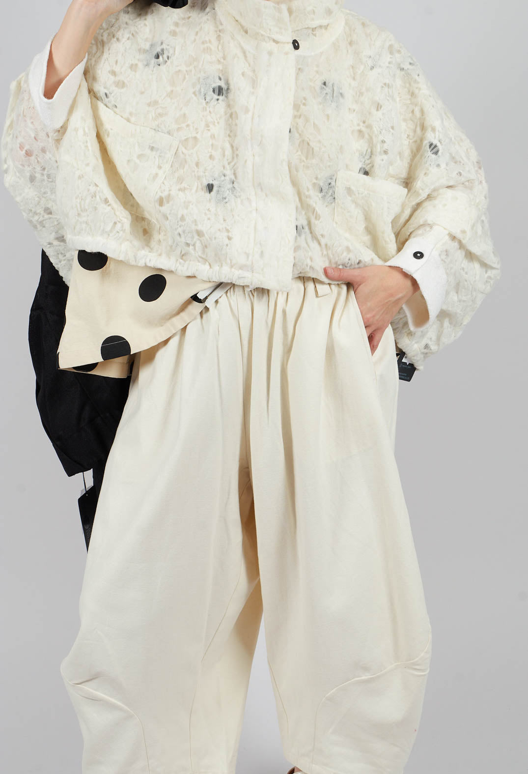 Wide Leg Trouser in White