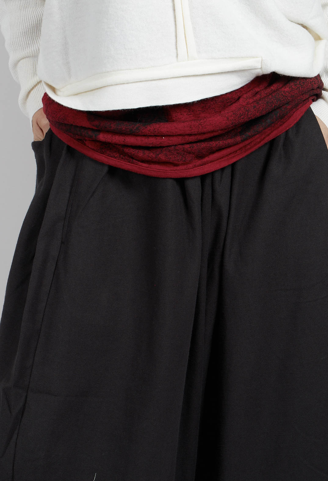 Wide Leg Trouser in Navy