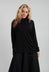 Polo Neck Jumper in Black