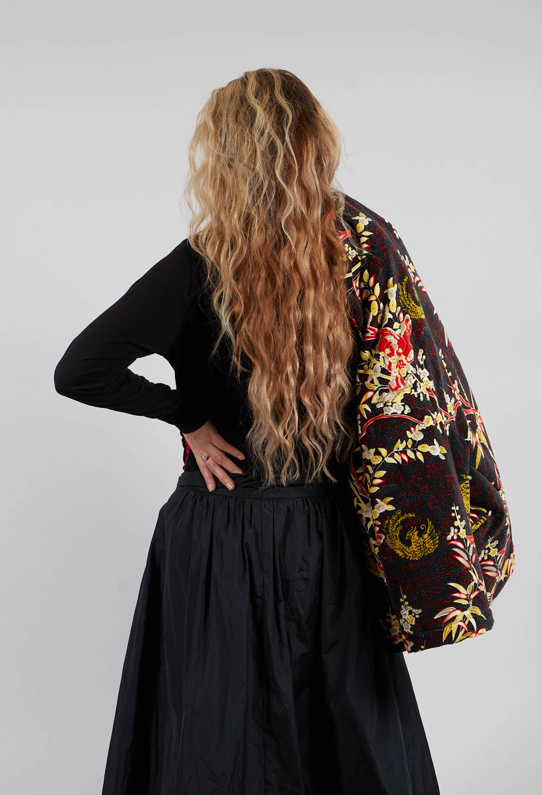 Polo Neck Jumper in Black