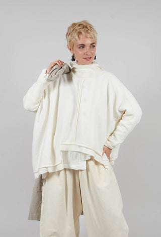 Asymmetric Jumper in White