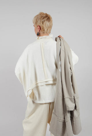 Asymmetric Jumper in White