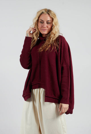 Asymmetric Jumper in Red