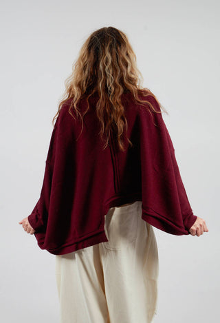 Asymmetric Jumper in Red