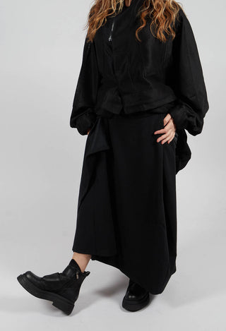 Wrap Style Skirt in Black