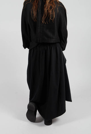 Wrap Style Skirt in Black