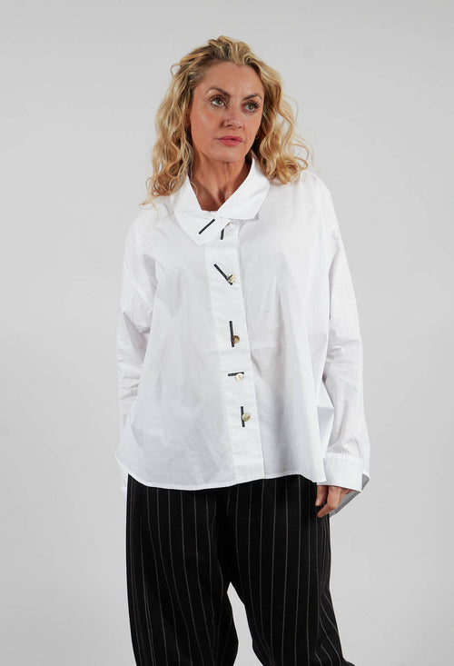 Longline Shirt in White