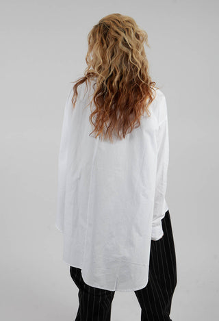 Longline Shirt in White