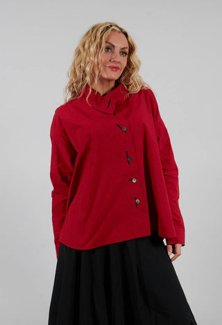 Longline Shirt in Red