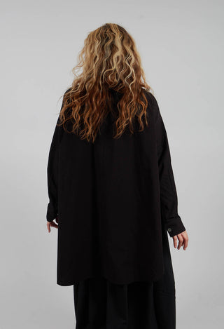 Longline Shirt in Black
